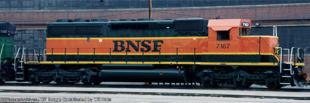 BNSF SD40-2 7167